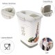Rotho Storage Box for Pet Food, Plastic (Polypropylene), 10 Litre Volume, S