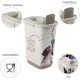 Rotho plastic pet food storage box (PP) with cat design - Cody dry food., medium