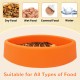 SEATOGEM Slow Feeder Dog Bowls, Feeding Bowls Dog in the Shape of Rugby Ball, Anti Slinging Bowl, Dogs, Non-Slip, Silicone Dog Bowls for Cats and Small Dogs SEATOGEM Slow Feeder Dog Bowls, Feeding Bowls Dog in the Shape of Rugby Ball, Anti Slinging Bowl, Dogs, Non-Slip, Silicone Dog Bowls for Cats and Small Dogs