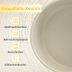 SPUNKYJUNKY Ceramic Dog Bowl Raised Feeding Bowl Water Bowl with Bamboo Stand for Medium and Large Dogs (850 ml, Beige) SPUNKYJUNKY Ceramic Dog Bowl Raised Feeding Bowl Water Bowl with Bamboo Stand for Medium and Large Dogs (850 ml, Beige)