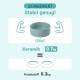 SPUNKYJUNKY Ceramic Dog Bowl Raised Feeding Bowl Water Bowl with Bamboo Stand for Medium and Large Dogs (850 ml, Beige) SPUNKYJUNKY Ceramic Dog Bowl Raised Feeding Bowl Water Bowl with Bamboo Stand for Medium and Large Dogs (850 ml, Beige)