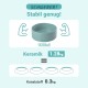 SPUNKYJUNKY Ceramic Dog Bowl Raised Feeding Bowl Water Bowl with Bamboo Stand for Medium and Large Dogs (850 ml, Beige) SPUNKYJUNKY Ceramic Dog Bowl Raised Feeding Bowl Water Bowl with Bamboo Stand for Medium and Large Dogs (850 ml, Beige)