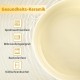SPUNKYJUNKY Ceramic Dog Bowl Raised Feeding Bowl Water Bowl with Bamboo Stand for Medium and Large Dogs (850 ml, Beige) SPUNKYJUNKY Ceramic Dog Bowl Raised Feeding Bowl Water Bowl with Bamboo Stand for Medium and Large Dogs (850 ml, Beige)