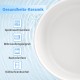 SPUNKYJUNKY Ceramic Dog Bowl Raised Feeding Bowl Water Bowl with Bamboo Stand for Medium and Large Dogs (850 ml, Beige) SPUNKYJUNKY Ceramic Dog Bowl Raised Feeding Bowl Water Bowl with Bamboo Stand for Medium and Large Dogs (850 ml, Beige)