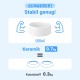 SPUNKYJUNKY Ceramic Dog Bowl Raised Feeding Bowl Water Bowl with Bamboo Stand for Medium and Large Dogs (850 ml, Beige) SPUNKYJUNKY Ceramic Dog Bowl Raised Feeding Bowl Water Bowl with Bamboo Stand for Medium and Large Dogs (850 ml, Beige)