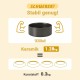SPUNKYJUNKY Ceramic Dog Bowl Raised Feeding Bowl Water Bowl with Bamboo Stand for Medium and Large Dogs (850 ml, Beige) SPUNKYJUNKY Ceramic Dog Bowl Raised Feeding Bowl Water Bowl with Bamboo Stand for Medium and Large Dogs (850 ml, Beige)