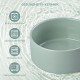 SPUNKYJUNKY Ceramic Dog Bowl Set Anti Sling Bowl with Bamboo Stand for Cats and Dogs (Dark Green) SPUNKYJUNKY Ceramic Dog Bowl Set Anti Sling Bowl with Bamboo Stand for Cats and Dogs (Dark Green)