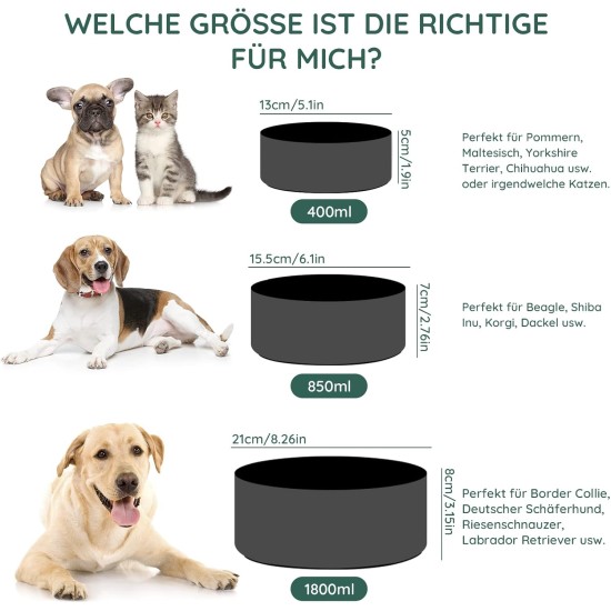 SPUNKYJUNKY Ceramic Double Dog Feeding Bowl with Bamboo Stand, for Cats and Dogs (400 ml, Grey 2) SPUNKYJUNKY Ceramic Double Dog Feeding Bowl with Bamboo Stand, for Cats and Dogs (400 ml, Grey 2)