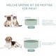 SPUNKYJUNKY Ceramic Double Dog Feeding Bowl with Bamboo Stand, for Cats and Dogs (400 ml, Grey 2) SPUNKYJUNKY Ceramic Double Dog Feeding Bowl with Bamboo Stand, for Cats and Dogs (400 ml, Grey 2)