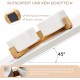 SPUNKYJUNKY Ceramic Double Dog Feeding Bowl with Bamboo Stand, for Cats and Dogs (400 ml, Grey 2) SPUNKYJUNKY Ceramic Double Dog Feeding Bowl with Bamboo Stand, for Cats and Dogs (400 ml, Grey 2)