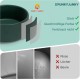 SPUNKYJUNKY Ceramic Double Dog Feeding Bowl with Bamboo Stand, for Cats and Dogs (400 ml, Grey 2) SPUNKYJUNKY Ceramic Double Dog Feeding Bowl with Bamboo Stand, for Cats and Dogs (400 ml, Grey 2)
