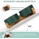 SPUNKYJUNKY Ceramic Double Dog Feeding Bowl with Bamboo Stand, for Cats and Dogs (400 ml, Grey 2) SPUNKYJUNKY Ceramic Double Dog Feeding Bowl with Bamboo Stand, for Cats and Dogs (400 ml, Grey 2)