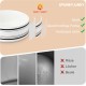 SPUNKYJUNKY Ceramic Double Dog Feeding Bowl with Bamboo Stand, for Cats and Dogs (400 ml, Grey 2) SPUNKYJUNKY Ceramic Double Dog Feeding Bowl with Bamboo Stand, for Cats and Dogs (400 ml, Grey 2)