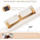 SPUNKYJUNKY Ceramic Double Dog Feeding Bowl with Bamboo Stand, for Cats and Dogs (400 ml, Grey 2) SPUNKYJUNKY Ceramic Double Dog Feeding Bowl with Bamboo Stand, for Cats and Dogs (400 ml, Grey 2)