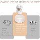 SPUNKYJUNKY Ceramic Double Dog Feeding Bowl with Bamboo Stand, for Cats and Dogs (400 ml, Grey 2) SPUNKYJUNKY Ceramic Double Dog Feeding Bowl with Bamboo Stand, for Cats and Dogs (400 ml, Grey 2)