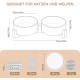 SPUNKYJUNKY Ceramic Double Dog Feeding Bowl with Bamboo Stand, for Cats and Dogs (400 ml, Grey 2) SPUNKYJUNKY Ceramic Double Dog Feeding Bowl with Bamboo Stand, for Cats and Dogs (400 ml, Grey 2)