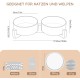 SPUNKYJUNKY Ceramic Double Dog Feeding Bowl with Bamboo Stand, for Cats and Dogs (400 ml, Grey 2) SPUNKYJUNKY Ceramic Double Dog Feeding Bowl with Bamboo Stand, for Cats and Dogs (400 ml, Grey 2)