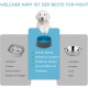SPUNKYJUNKY Ceramic Double Dog Feeding Bowl with Bamboo Stand, for Cats and Dogs (400 ml, Grey 2) SPUNKYJUNKY Ceramic Double Dog Feeding Bowl with Bamboo Stand, for Cats and Dogs (400 ml, Grey 2)