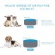 SPUNKYJUNKY Ceramic Double Dog Feeding Bowl with Bamboo Stand, for Cats and Dogs (400 ml, Grey 2) SPUNKYJUNKY Ceramic Double Dog Feeding Bowl with Bamboo Stand, for Cats and Dogs (400 ml, Grey 2)