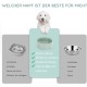 SPUNKYJUNKY Ceramic Double Dog Feeding Bowl with Bamboo Stand, for Cats and Dogs (400 ml, Grey 2) SPUNKYJUNKY Ceramic Double Dog Feeding Bowl with Bamboo Stand, for Cats and Dogs (400 ml, Grey 2)