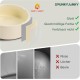 SPUNKYJUNKY Ceramic Double Dog Feeding Bowl with Bamboo Stand, for Cats and Dogs (400 ml, Grey 2) SPUNKYJUNKY Ceramic Double Dog Feeding Bowl with Bamboo Stand, for Cats and Dogs (400 ml, Grey 2)