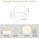 SPUNKYJUNKY Ceramic Double Dog Feeding Bowl with Bamboo Stand, for Cats and Dogs (400 ml, Grey 2) SPUNKYJUNKY Ceramic Double Dog Feeding Bowl with Bamboo Stand, for Cats and Dogs (400 ml, Grey 2)