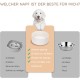 SPUNKYJUNKY Ceramic Double Dog Feeding Bowl with Bamboo Stand, for Cats and Dogs (400 ml, Grey 2) SPUNKYJUNKY Ceramic Double Dog Feeding Bowl with Bamboo Stand, for Cats and Dogs (400 ml, Grey 2)