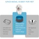 SPUNKYJUNKY Ceramic Double Dog Feeding Bowl with Bamboo Stand, for Cats and Dogs (400 ml, Grey 2) SPUNKYJUNKY Ceramic Double Dog Feeding Bowl with Bamboo Stand, for Cats and Dogs (400 ml, Grey 2)