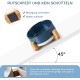 SPUNKYJUNKY Ceramic Double Dog Feeding Bowl with Bamboo Stand, for Cats and Dogs (400 ml, Grey 2) SPUNKYJUNKY Ceramic Double Dog Feeding Bowl with Bamboo Stand, for Cats and Dogs (400 ml, Grey 2)