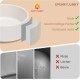 SPUNKYJUNKY Ceramic Double Dog Feeding Bowl with Bamboo Stand, for Cats and Dogs (400 ml, Grey 2) SPUNKYJUNKY Ceramic Double Dog Feeding Bowl with Bamboo Stand, for Cats and Dogs (400 ml, Grey 2)