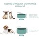 SPUNKYJUNKY Ceramic Double Dog Feeding Bowl with Bamboo Stand, for Cats and Dogs (400 ml, Grey 2) SPUNKYJUNKY Ceramic Double Dog Feeding Bowl with Bamboo Stand, for Cats and Dogs (400 ml, Grey 2)