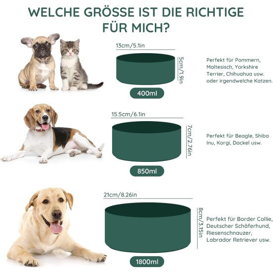 SPUNKYJUNKY Ceramic Double Dog Feeding Bowl with Bamboo Stand, for Cats and Dogs (400 ml, Grey 2) SPUNKYJUNKY Ceramic Double Dog Feeding Bowl with Bamboo Stand, for Cats and Dogs (400 ml, Grey 2)
