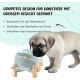 SPUNKYJUNKY Tilting Dog Bowl Ceramic Double Dog Feeding Bowl with Bamboo Stand 0° and 15° Tilt Angle for Pets Cats and Puppies Large Face Dog (850 ml, Grey × 2) SPUNKYJUNKY Tilting Dog Bowl Ceramic Double Dog Feeding Bowl with Bamboo Stand 0° and 15° Tilt Angle for Pets Cats and Puppies Large Face Dog (850 ml, Grey × 2)