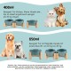 SPUNKYJUNKY Tilting Dog Bowl Ceramic Double Dog Feeding Bowl with Bamboo Stand 0° and 15° Tilt Angle for Pets Cats and Puppies Large Face Dog (850 ml, Grey × 2) SPUNKYJUNKY Tilting Dog Bowl Ceramic Double Dog Feeding Bowl with Bamboo Stand 0° and 15° Tilt Angle for Pets Cats and Puppies Large Face Dog (850 ml, Grey × 2)