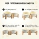 SPUNKYJUNKY Tilting Dog Bowl Ceramic Double Dog Feeding Bowl with Bamboo Stand 0° and 15° Tilt Angle for Pets Cats and Puppies Large Face Dog (850 ml, Grey × 2) SPUNKYJUNKY Tilting Dog Bowl Ceramic Double Dog Feeding Bowl with Bamboo Stand 0° and 15° Tilt Angle for Pets Cats and Puppies Large Face Dog (850 ml, Grey × 2)