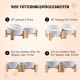 SPUNKYJUNKY Tilting Dog Bowl Ceramic Double Dog Feeding Bowl with Bamboo Stand 0° and 15° Tilt Angle for Pets Cats and Puppies Large Face Dog (850 ml, Grey × 2) SPUNKYJUNKY Tilting Dog Bowl Ceramic Double Dog Feeding Bowl with Bamboo Stand 0° and 15° Tilt Angle for Pets Cats and Puppies Large Face Dog (850 ml, Grey × 2)