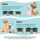 SPUNKYJUNKY Tilting Dog Bowl Ceramic Double Dog Feeding Bowl with Bamboo Stand 0° and 15° Tilt Angle for Pets Cats and Puppies Large Face Dog (850 ml, Grey × 2) SPUNKYJUNKY Tilting Dog Bowl Ceramic Double Dog Feeding Bowl with Bamboo Stand 0° and 15° Tilt Angle for Pets Cats and Puppies Large Face Dog (850 ml, Grey × 2)