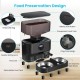 Sailvono 5L Automatic Cat Feeder, 2 Bowls, Intelligent Cat Food, Easy to Use, Feeder for Cats/Dogs, Voice Recorder, with 2 Stainless Steel Bowls, Black Sailvono 5L Automatic Cat Feeder, 2 Bowls, Intelligent Cat Food, Easy to Use, Feeder for Cats/Dogs, Voice Recorder, with 2 Stainless Steel Bowls, Black