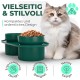 Set of 3 Raised Feeding Bowls, Ergonomic Feeding Bowl, Drinking Bowl, Double Feeding Bowl, Cat Bowl, Dog Bowl, Ceramic Feeding Bowl, Dog Feeding Bowl Set of 3 Raised Feeding Bowls, Ergonomic Feeding Bowl, Drinking Bowl, Double Feeding Bowl, Cat Bowl, Dog Bowl, Ceramic Feeding Bowl, Dog Feeding Bowl