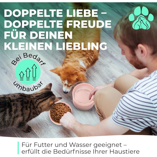 Set of 3 Raised Feeding Bowls, Ergonomic Feeding Bowl, Drinking Bowl, Double Feeding Bowl, Cat Bowl, Dog Bowl, Ceramic Feeding Bowl, Dog Feeding Bowl Set of 3 Raised Feeding Bowls, Ergonomic Feeding Bowl, Drinking Bowl, Double Feeding Bowl, Cat Bowl, Dog Bowl, Ceramic Feeding Bowl, Dog Feeding Bowl