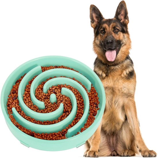 Slow Feeding Dog Bowl, Anti Sling Interactive Dog Bowl, Safety Durable Feeding Bowl for Dogs, Environmentally Friendly Dog Bowl, Dark Grey Slow Feeding Dog Bowl, Anti Sling Interactive Dog Bowl, Safety Durable Feeding Bowl for Dogs, Environmentally Friendly Dog Bowl, Dark Grey