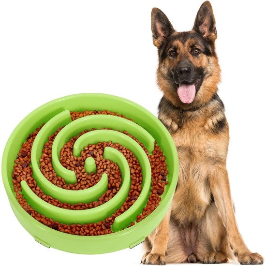 Slow Feeding Dog Bowl, Anti Sling Interactive Dog Bowl, Safety Durable Feeding Bowl for Dogs, Environmentally Friendly Dog Bowl, Dark Grey Slow Feeding Dog Bowl, Anti Sling Interactive Dog Bowl, Safety Durable Feeding Bowl for Dogs, Environmentally Friendly Dog Bowl, Dark Grey
