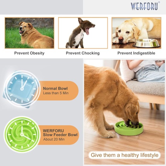 Slow Feeding Dog Bowl, Anti Sling Interactive Dog Bowl, Safety Durable Feeding Bowl for Dogs, Environmentally Friendly Dog Bowl, Dark Grey Slow Feeding Dog Bowl, Anti Sling Interactive Dog Bowl, Safety Durable Feeding Bowl for Dogs, Environmentally Friendly Dog Bowl, Dark Grey