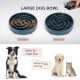 Slow Feeding Dog Bowl, Anti Sling Interactive Dog Bowl, Safety Durable Feeding Bowl for Dogs, Environmentally Friendly Dog Bowl, Dark Grey Slow Feeding Dog Bowl, Anti Sling Interactive Dog Bowl, Safety Durable Feeding Bowl for Dogs, Environmentally Friendly Dog Bowl, Dark Grey