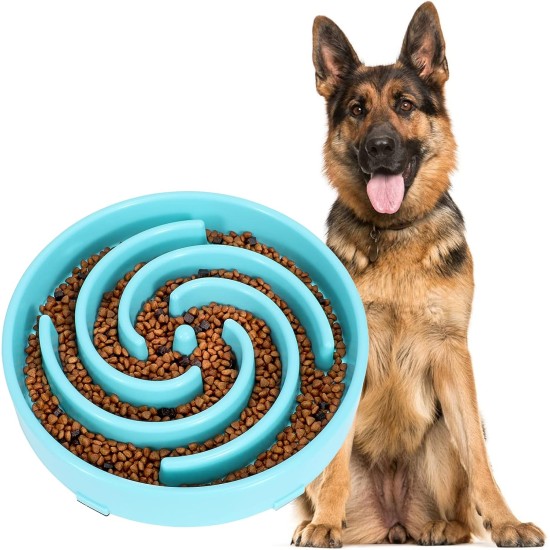 Slow Feeding Dog Bowl, Anti Sling Interactive Dog Bowl, Safety Durable Feeding Bowl for Dogs, Environmentally Friendly Dog Bowl, Dark Grey Slow Feeding Dog Bowl, Anti Sling Interactive Dog Bowl, Safety Durable Feeding Bowl for Dogs, Environmentally Friendly Dog Bowl, Dark Grey