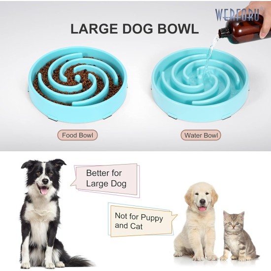 Slow Feeding Dog Bowl, Anti Sling Interactive Dog Bowl, Safety Durable Feeding Bowl for Dogs, Environmentally Friendly Dog Bowl, Dark Grey Slow Feeding Dog Bowl, Anti Sling Interactive Dog Bowl, Safety Durable Feeding Bowl for Dogs, Environmentally Friendly Dog Bowl, Dark Grey