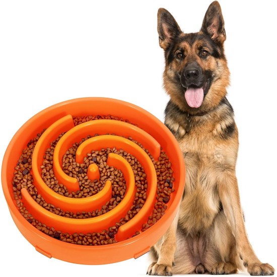 Slow Feeding Dog Bowl, Anti Sling Interactive Dog Bowl, Safety Durable Feeding Bowl for Dogs, Environmentally Friendly Dog Bowl, Dark Grey Slow Feeding Dog Bowl, Anti Sling Interactive Dog Bowl, Safety Durable Feeding Bowl for Dogs, Environmentally Friendly Dog Bowl, Dark Grey