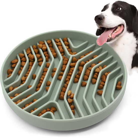 Slow Feeding Dog Bowl, Anti Swallowing Healthy Diet, Feeder Dog Bowl Labyrinth Interactive Slow Feeder Bowl for Dogs, Environmentally Friendly Dog Bowl for Small to Medium Large Dogs and Cats Slow Feeding Dog Bowl, Anti Swallowing Healthy Diet, Feeder Dog Bowl Labyrinth Interactive Slow Feeder Bowl for Dogs, Environmentally Friendly Dog Bowl for Small to Medium Large Dogs and Cats
