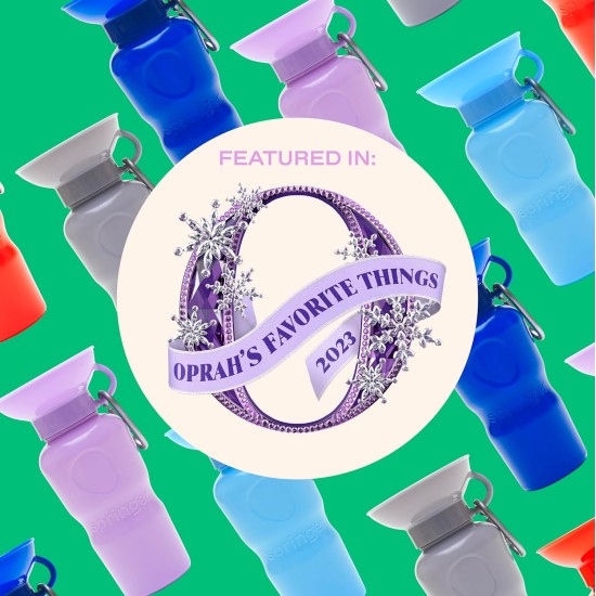 Springer Dog Water Bottle, 22oz - As Seen On Shark Tank and Oprah's Favourite Things 2023 - Leak-Proof, BPA-Free, Portable for Travel (Purple) Springer Dog Water Bottle, 22oz - As Seen On Shark Tank and Oprah's Favourite Things 2023 - Leak-Proof, BPA-Free, Portable for Travel (Purple)