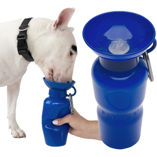 Springer Dog Water Bottle, 22oz - As Seen On Shark Tank and Oprah's Favourite Things 2023 - Leak-Proof, BPA-Free, Portable for Travel (Purple) Springer Dog Water Bottle, 22oz - As Seen On Shark Tank and Oprah's Favourite Things 2023 - Leak-Proof, BPA-Free, Portable for Travel (Purple)